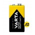 Varta Superlife Çinko Karbon 9V 12li Kutu