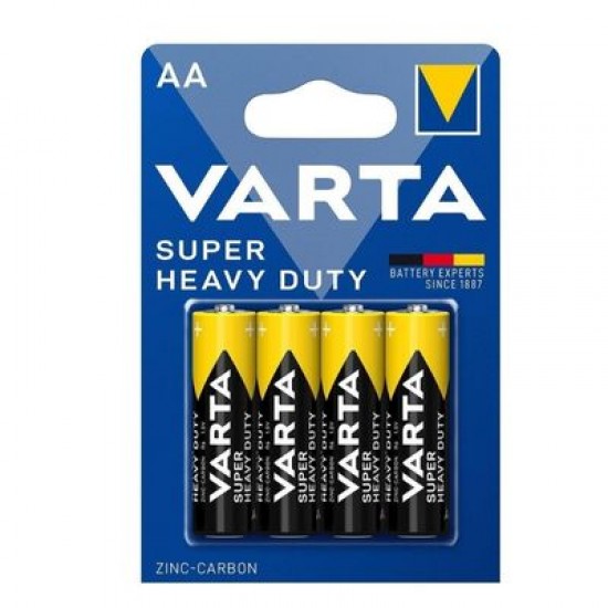 Varta Super Heavy Duty / SuperLife Manganez AA Kalem Pil 4'lü Paket (Blister)