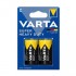 Varta Superlife / Super Heavy Duty Manganez C Orta Boy Pil 2'li Paket (Blister)