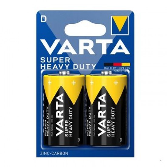 VARTA SuperLife / Super Heavy Duty D Büyük Boy Pil 2'li Paket (Blister) VARTA SuperLife / Super Heavy Duty D Büyük Boy Pil 2'li Paket (Blister)