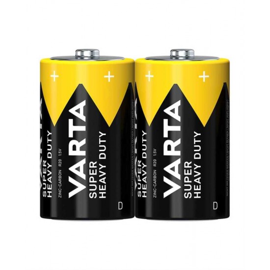 Varta Superlife Manganez D Büyük Boy Pil 2li Shrink Varta Superlife Manganez D Büyük Boy Pil 2li Shrink
