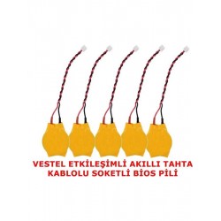 Vestel Etkileşimli Akıllı Tahta Kablolu Soketli Bios Pili 5 Adet Vestel Etkileşimli Akıllı Tahta Kablolu Soketli Bios Pili 5 Adet