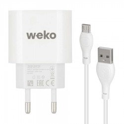 WEKO WK-21441 PDU QC 3.0 AMPER ŞARJ BAŞLIK ADAPTÖRÜ + MICRO USB KABLO (NO:1) WEKO WK-21441 PDU QC 3.0 AMPER ŞARJ BAŞLIK ADAPTÖRÜ + MICRO USB KABLO (NO:1)