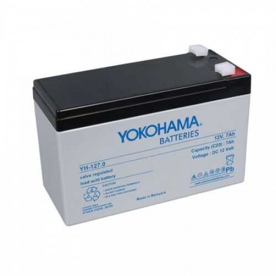Yokohama 12v 7.2ah Kuru Bakımsız Akü