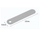 16523 100 Adet 2.5cm x 0.5cm Pil Punta Teli