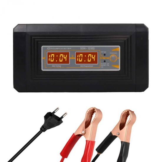 21264 12 Volt 10 Amper Akıllı Akü Şarj Cihazı