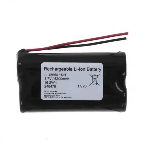 16437 3.7v 5200mAH Li-ion PCBli 2x18650 Şarjlı Pil