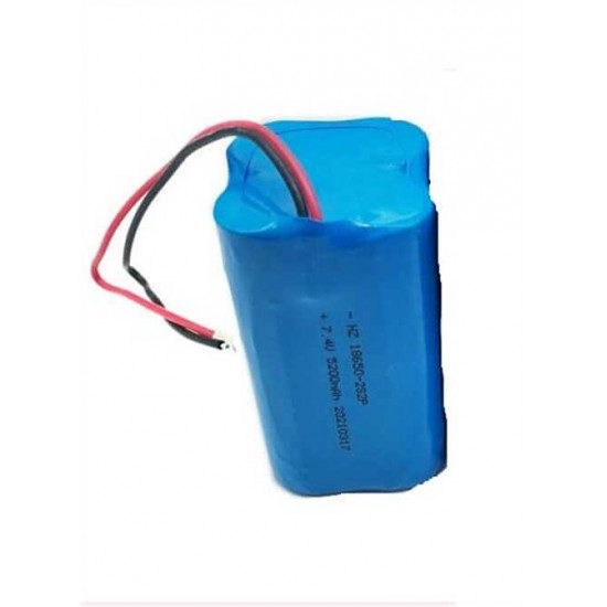 16672 7.4V 5200mah Şarj Edilebilir Pil Paketi 2s2p 18650 Li-ion Piller