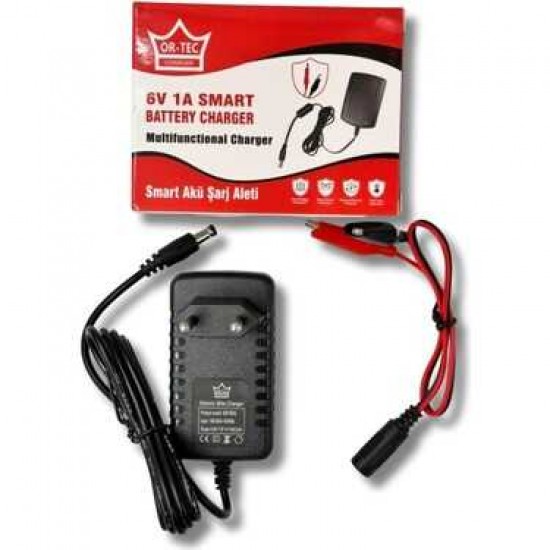 21578 Ortec 6V 1AH Akü Şarj Aleti