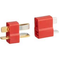 T PLUG DEANS 2 Pin Dişi Erkek RC Pil Konnektör T PLUG DEANS 2 Pin Dişi Erkek RC Pil Konnektör