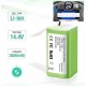 16558 Tesvor T8 Robot Süpürge için 2600mAH Lion Akıllı Robot Pili