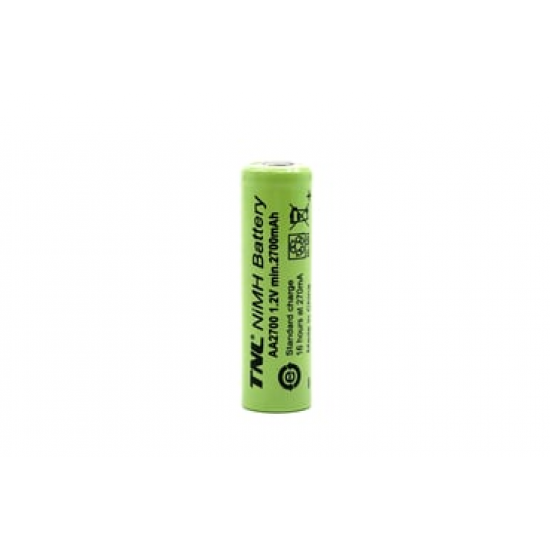 10752 TNL 2700mAh 1.2v Puntalı AA Başlıksız NiMH Şarj Edilebilir Pil