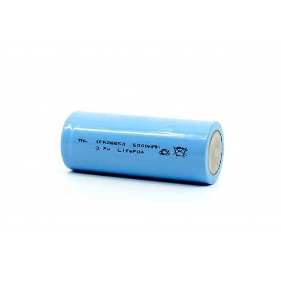 16507 TNL IFR26650 5000mAH 3.2 LiFePO4 Başlıksız Şarj Edilebilir Pil