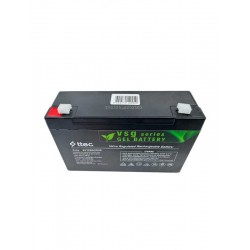 Ttec 6V 12A Jel Akü Bakım Gerektirmeyen Uzun Ömürlü Akü