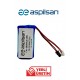 7.4v 2800Mah Rc Oyuncak Pili Siyah soketli