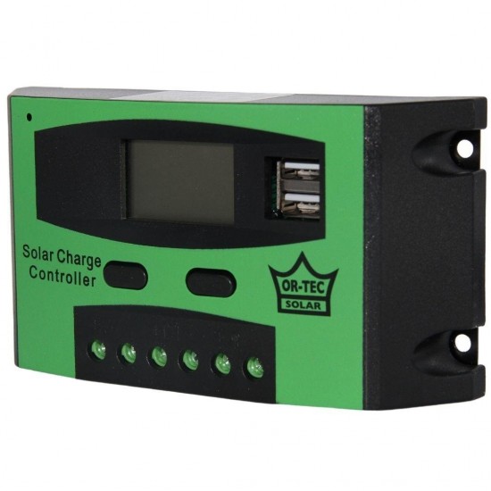 22071 Ortec Solar 12/24V 30AH PWM Şarj Kontrol Cihazı