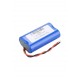 17148 Radyo için 7.4v 2600mah Li-ion Pcbli 18650 lion Şarjlı Pil