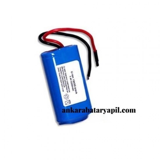 17148 Radyo için 7.4v 2600mah Li-ion Pcbli 18650 lion Şarjlı Pil