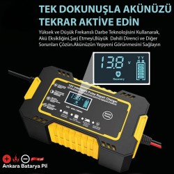 12v 6a Akıllı Araba Motosiklet Lcd Ekran Araç Akü Onarım Hızlı Şarj Cihazı Islak Kuru Jel Kurşunasit 12v 6a Akıllı Araba Motosiklet Lcd Ekran Araç Akü Onarım Hızlı Şarj Cihazı Islak Kuru Jel Kurşunasit