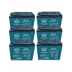 Ortec 6'lı Set 12V 80 Ah Jel Motor Aküsü Ortec 6'lı Set 12V 80 Ah Jel Motor Aküsü