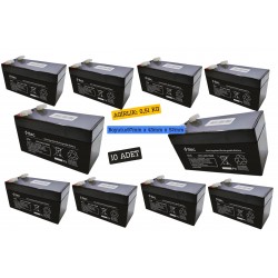 TTEC 12V 1.3Ah Akü  10 Adet