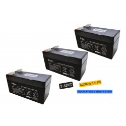 TTEC 12V 1.3Ah Akü  3 Adet