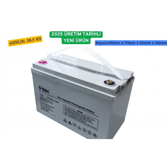 ttec 12V 100Ah Jel Akü