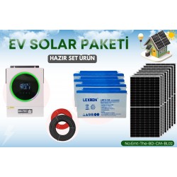 Güneş Enerjisi Paketi – 5.6kW Güçlü Off-Grid Sistem