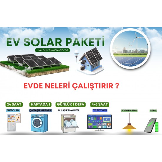 21644 3510 WATT GÜNEŞ ENERJİ PAKETİ