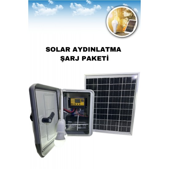 21627 Güneş Enerjisi Aydınlatma Solar Paketi