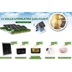 EKONOMİK AYDINLATMA GÜNEŞ PANEL SETİ
