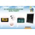 Kamp ve bahçe ev solar aydınlatma şarj seti