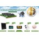 21616 Kamp ve bahçe ev solar aydınlatma şarj seti