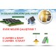 21616 Kamp ve bahçe ev solar aydınlatma şarj seti