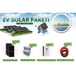 Kesintisiz Enerji İçin Solar Ev Paketi – 3KW MPPT, 1755W Panel, 200Ah Akü Kesintisiz Enerji İçin Solar Ev Paketi – 3KW MPPT, 1755W Panel, 200Ah Akü