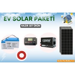 Güneş Enerji Sistemleri Yaz Kış Kullanım Solar Paket