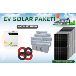 11KW TAM SİSTEM ŞEBEKE BAĞLANTILI TÜM EV ENERJİSİNİ KARŞILAYAN GÜNEŞ ENERJİSİ PAKETİ