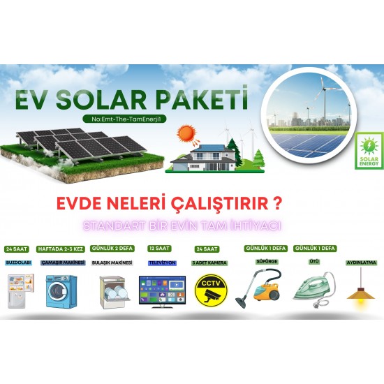5.6Kw Tam Enerji Çözümü Güneş Enerji Seti