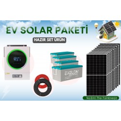 9.6 kWh Güneş Enerji Seti Tam Kapsamlı Enerji Sistemi