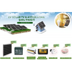 EV SOLAR TV & AYDINLATMA ŞARJ PAKETİ TV1