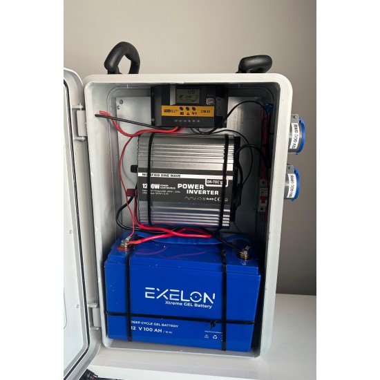 Enerjitaşınabilir Güneş Enerji Paketi 12volt Buzdolabı Ve 220volt Tv Aydınlatma Paketi