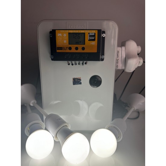 Taşınabilir Güneş Enerjili Telefon Şarjı Ve Aydınlatma Paketi (12VOLT SİSTEM)