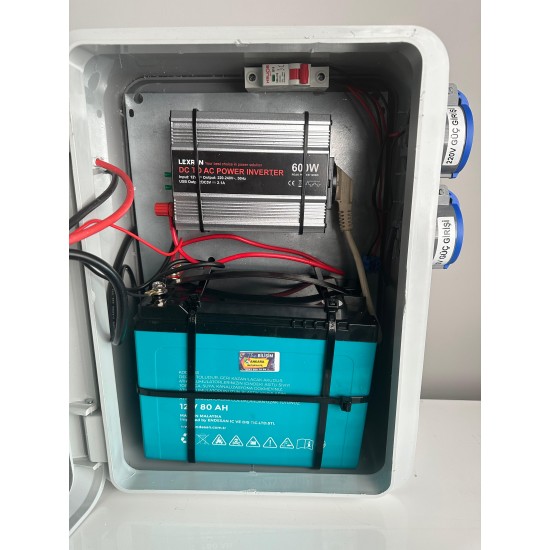 21995 Enerjitaşınabilir Güneş Enerji Paketi 12volt Buzdolabı Ve 220volt Tv Aydınlatma Paketi