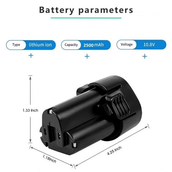 Makita Bl1013 10.8v 2.5Ah Muadil Batarya