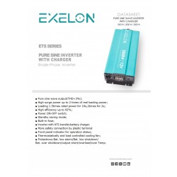 Exelon 12V 3000W Tam Sinüs İnverter