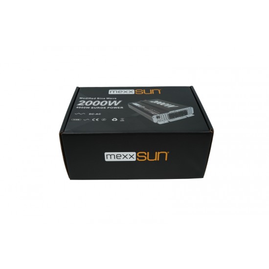21716 Mexxsun 12V 2000W Modifiye Sinüs İnverter