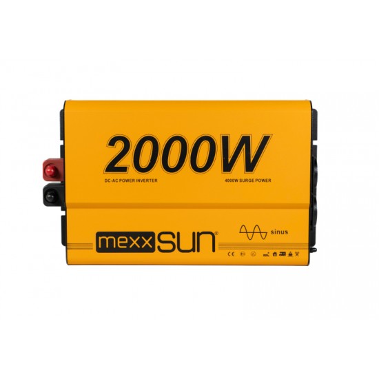21714 MEXXSUN 12 Volt 2000 Watt Tam Sinus Inverter