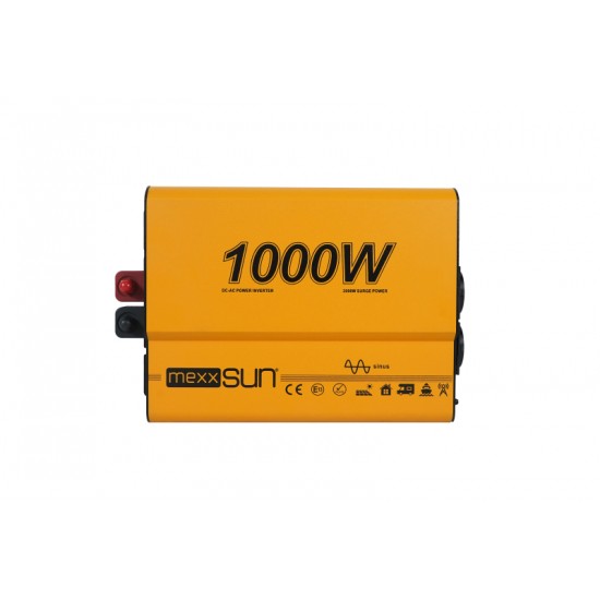 21713 Mexxsun 12 V Volt 1000 Watt Tam Sinüs İnvertör 220 Çevirici İnverter