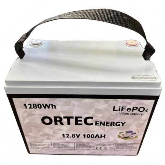 Ortec 12.8V 100AH LiFePO4 Lityum Akü Yeni Nesil Ortec 12.8V 100AH LiFePO4 Lityum Akü Yeni Nesil