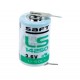 Saft LS14250 İğne Ayak Puntalı 3.6V Lityum Şarj Olmayan Pil Saft LS14250 İğne Ayak Puntalı 3.6V Lityum Şarj Olmayan Pil